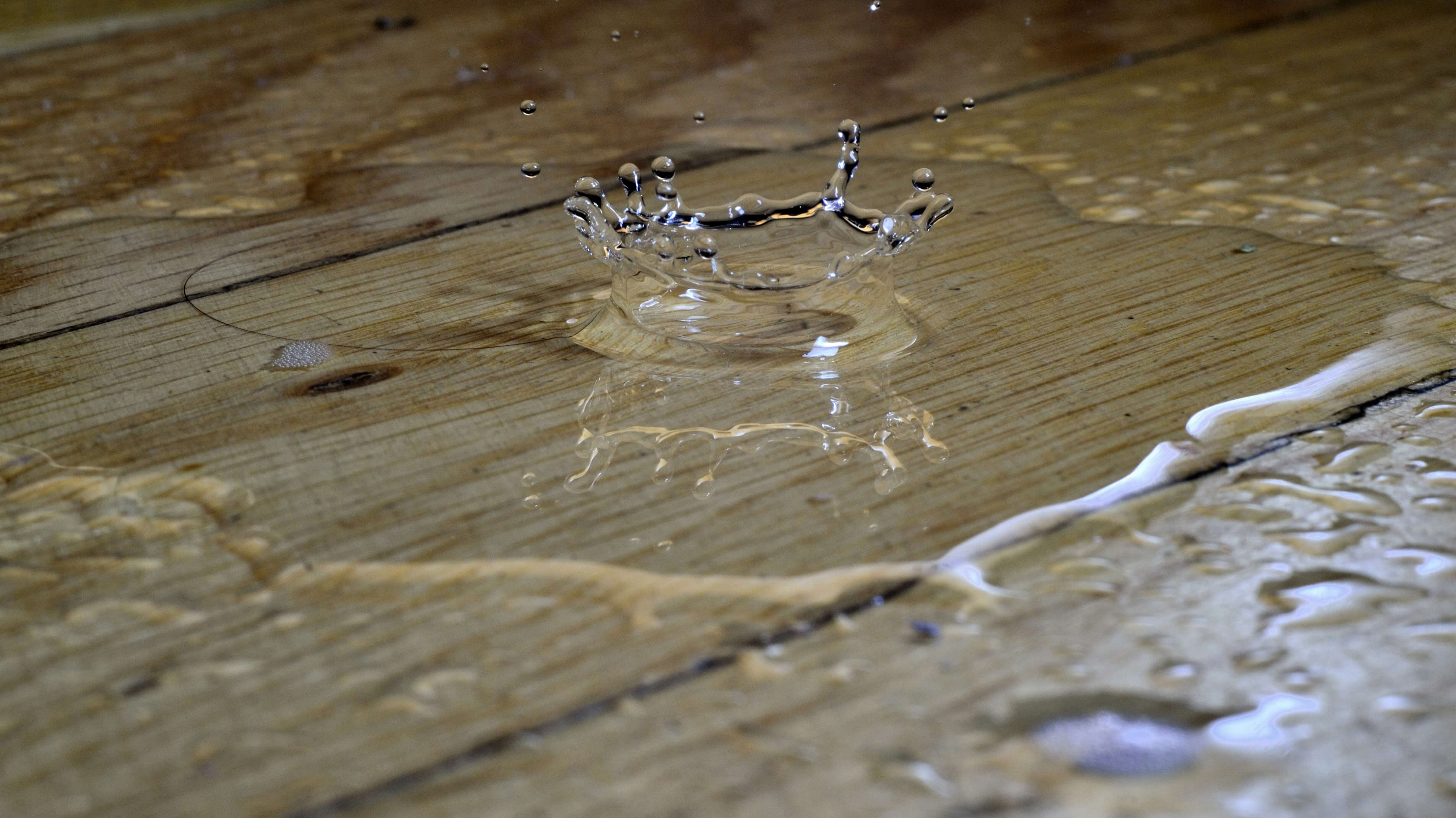 Water damage from a burst pipe,emergency plumbing repair in Cape Town
